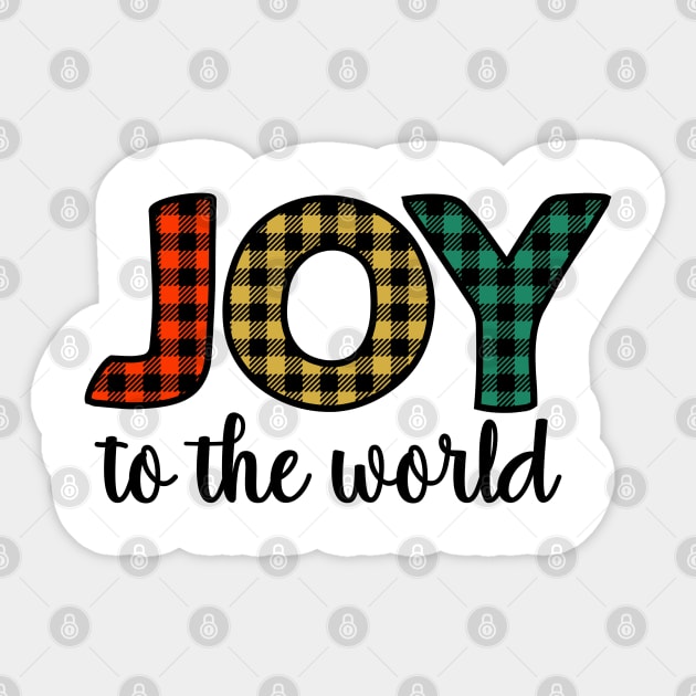 Joy to the world Sticker by Satic